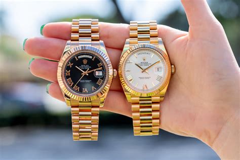 rolex presidential vs day date|day date 40 rolex price.